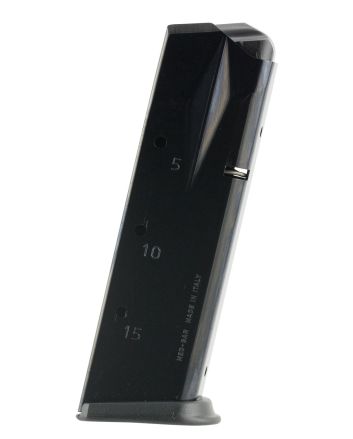 Mec-Gar MGP22815B StandardBlued Detachable 15rd 9mm Luger for Sig P229/P228