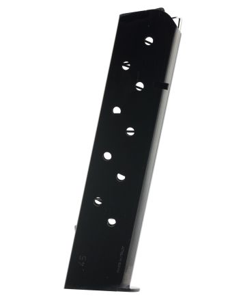 Mec-Gar MGCG4510B StandardBlued Detachable 10rd 45 ACP for 1911 Government