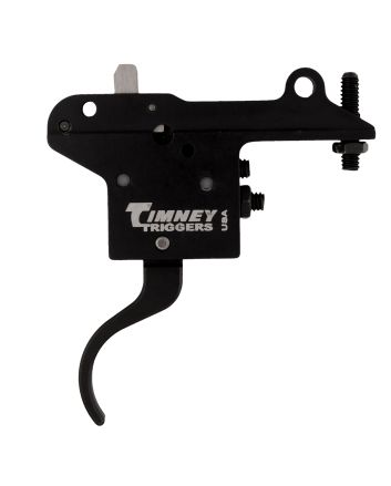 Timney Triggers 401 FeatherweightCurved Trigger with 3 lbs Draw Weight &amp; Black Finish for Winchester 70 Right