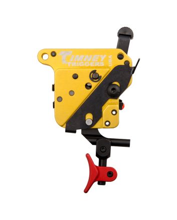 Timney Triggers 520CEA Calvin Elite Custom 8 oz Draw Weight &amp; Black/Gold Finish for Remington 700 Right