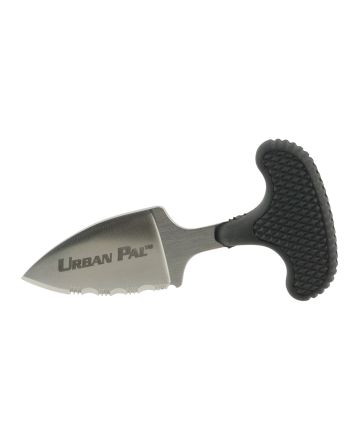 Cold Steel 43LS Urban Pal 1.50" Fixed Serrated Spear Point Japanese AUS-8A SS Blade/Black Synthetic Rubber Handle