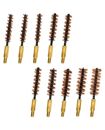 Otis FG380BP Variety BrushesMulti-Caliber Rifle/Pistol Firearm Bronze Bristles 10 Pk.