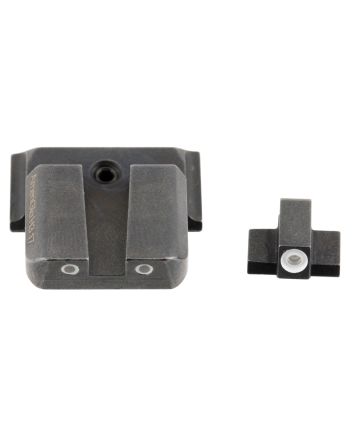AmeriGlo SW801 Classic Tritium Sight Set for Smith &amp; Wesson M&amp;PGreen Tritium White Outline Front Sight-Green Tritium White Outline Rear Sight