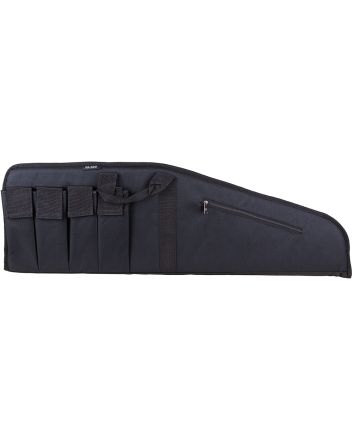 Bulldog BD421 Extreme Tactical40" Black Water-Resistant Nylon, Tricot Lining, 4 External Velcro Magazine Pouches, Soft Padding