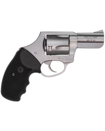 Charter Arms 74421 BulldogLarge 44 Special, 5 Shot 2.50" Matte Stainless Steel Barrel, Cylinder &amp; Frame w/Black Finger Grooved Rubber Grip