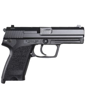 HK 81000324 USP V1 45 ACP 4.41" 10+1 Black Polymer Frame, Black Polymer Grip