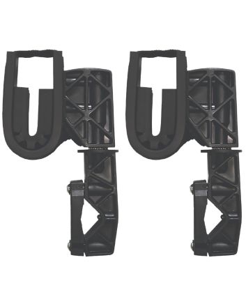 Rugged Gear 10100 Single Hook Gun MountRifle/Shotgun Black Nylon 2 Pack