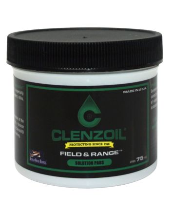 Clenzoil 2014 Field &amp; Range Patch Kit .50 Cal/12 Gauge Cotton Wipes 75 Per Pkg