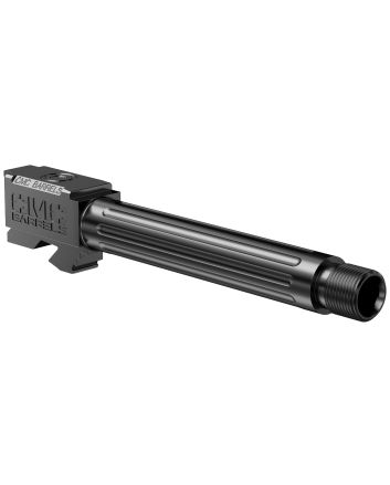 CMC Triggers 75511 Match PrecisionCompatible w/Glock 17 Gen3-4 9mm Luger 4.48" Black DLC Stainless Steel Fluted/Match Grade/Threaded Barrel