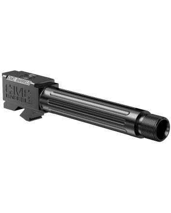 CMC Triggers 75521 Match PrecisionCompatible w/Glock 19 Gen3-4 9mm Luger 4.01" Black DLC Stainless Steel Fluted/Match Grade/Threaded Barrel