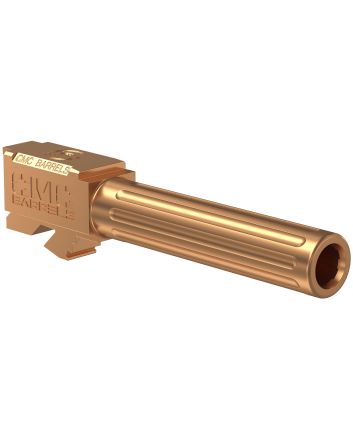 CMC Triggers 75524 Match PrecisionCompatible w/ Glock 19 Gen3-4 9mm Luger 4.01" Bronze Bead Blasted Satin DLC Stainless Steel Fluted Match Grade Barrel