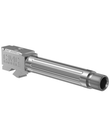 CMC Triggers 75525 Match PrecisionCompatible w/ Glock 19 Gen3-4 9mm Luger 4.01" Stainless Bead Blasted Satin DLC 416R Stainless Steel Fluted/Match Grade/Threaded Barrel