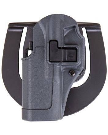 Blackhawk 413500BKL Serpa CQC Sportster OWB Size 00 Gun Metal Gray Polymer Paddle Compatible w/Glock 17/22/31/47 Left Hand