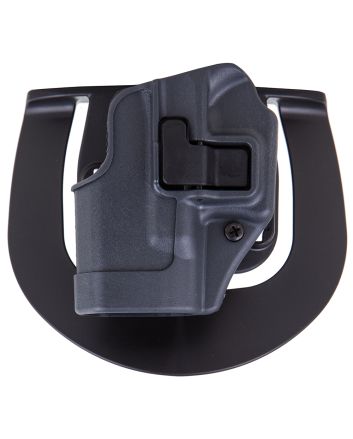 Blackhawk 413501BKR Serpa CQC Sportster OWB Size 01 Gun Metal Gray Polymer Paddle Compatible w/Glock 26/27/33Right Hand
