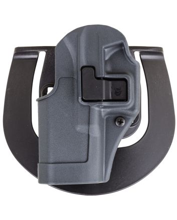Blackhawk 413502BKL Serpa CQC Sportster OWB Size 02 Gun Metal Gray Polymer Paddle Compatible w/Glock 19/23/32/36/45 Left Hand