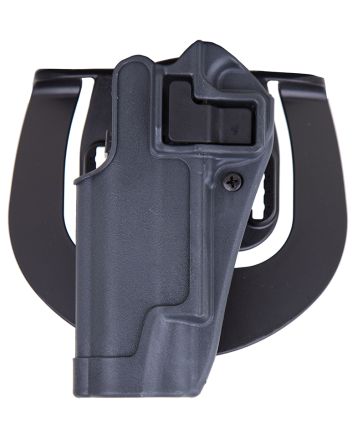 Blackhawk 413503BKL Serpa CQC Sportster OWB Size 03 Gun Metal Gray Polymer Paddle Fits 1911 Government &amp; Clones Left Hand