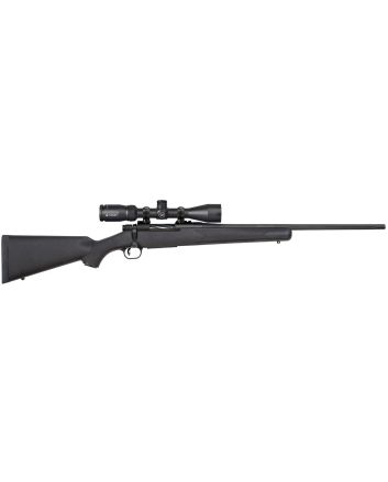 Mossberg 28001 Patriot6.5 Creedmoor Caliber with 5+1 Capacity, 22" Fluted Barrel, Matte Blued Metal Finish &amp; Black Synthetic Stock Right Hand (Full Size) Includes Vortex Crossfire II 3-9x40mm Scope