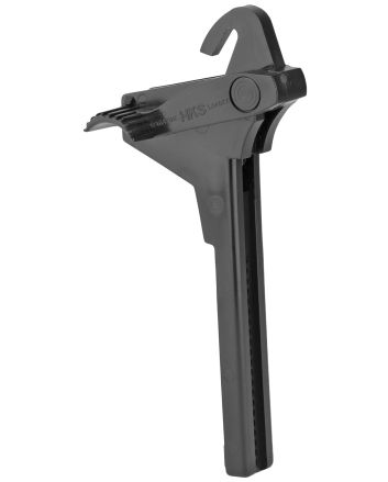 HKS 451 Single Stack Mag Loader Adjustable Style made of Plastic with Black Finish for Multi-Caliber Pistols