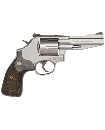 Smith &amp; Wesson 178012 PC Model 686 SSR Pro *CA Compliant L-Frame 357 Mag 6 Shot 4" Stainless Steel Barrel, Stainless Cylinder, Stainless Steel Frame, Wood Grip, Internal Lock Safety, Exposed Hammer