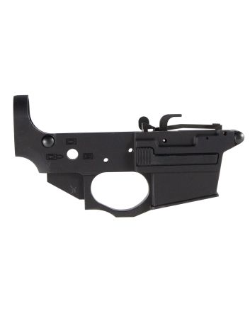 Spikes Tactical STLS920 Spider Stripped Lower Receiver 9mm Luger 7075-T6 Aluminum Black Anodized for AR-15, Compatible w/Glock Mags
