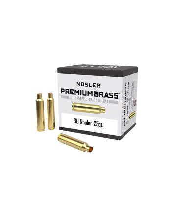 Nosler 10221 Premium Brass Unprimed Cases 30Nosler Rifle Brass 25/Box