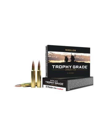 Nosler 60098 Trophy Grade33Nosler 225gr Nosler AccuBond 20 Per Box/10 Case