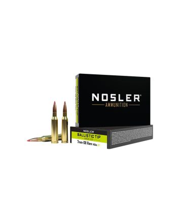 Nosler 40059 Ballistic Tip7mm-08Rem 140gr Spitzer Ballistic Tip 20 Per Box/10 Case