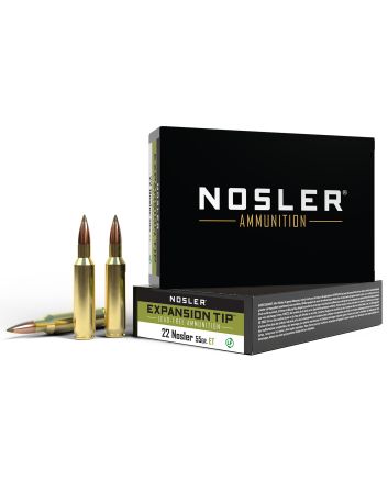 Nosler 40140 E-Tip Lead Free 22Nosler 55gr E Tip Lead Free 20 Per Box/10 Case