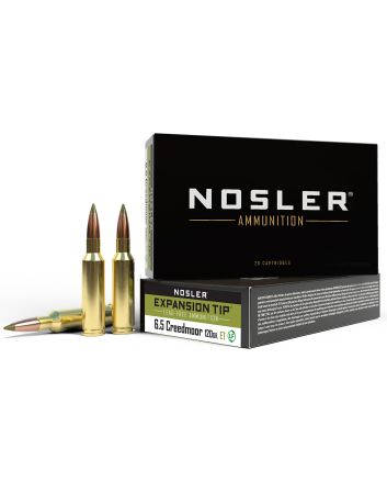 Nosler 40398 E-Tip6.5Creedmoor 120gr E Tip Lead Free 20 Per Box/10 Case