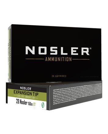Nosler 40039 E-Tip28Nosler 150gr E Tip Lead Free 20 Per Box/10 Case