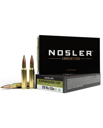 Nosler 40034 E-Tip308Win 150gr E Tip Lead Free 20 Per Box/10 Case
