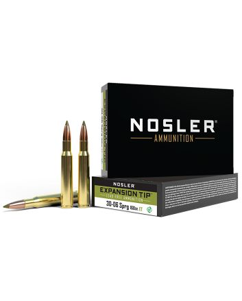 Nosler 40036 E-Tip30-06Springfield 168gr E Tip Lead Free 20 Per Box/10 Case