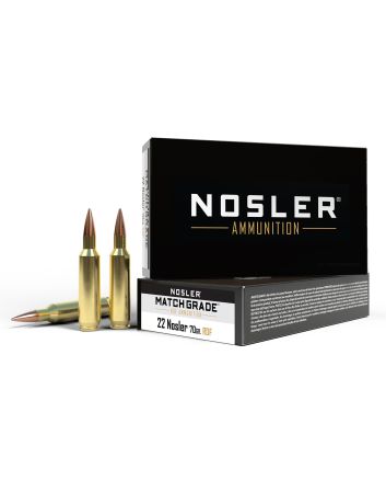 Nosler 60124 Match Grade RDF 22Nosler 70gr RDF Hollow Point Boat Tail 20 Per Box/10 Case