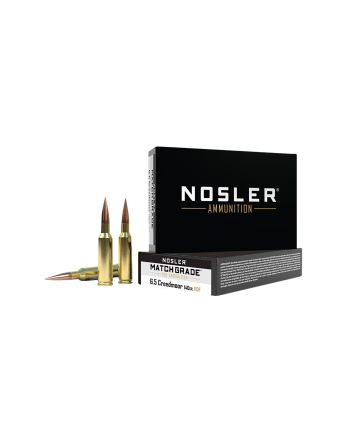 Nosler 60115 Match Grade RDF 6.5Creedmoor 140gr RDF Hollow Point Boat Tail 20 Per Box/10 Case