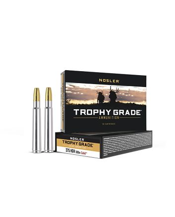 Nosler 40608 Trophy Grade Safari375H&amp;HMag 300gr Nosler Solid 20 Per Box/10 Case