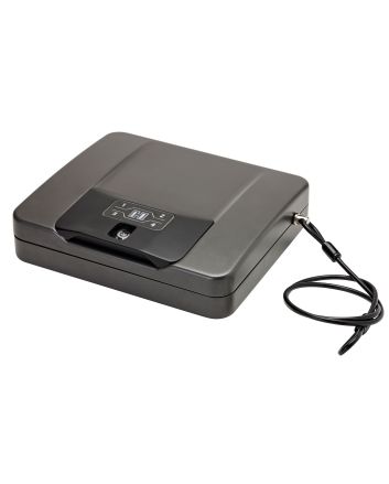 Hornady 98141 Rapid Safe 4800KP RFID Access Code Key Entry Black Steel Holds 1 Handgun 10.50" L x 12" W x 2.90" D