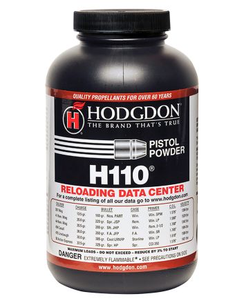 Hodgdon 1101 Spherical H110 Smokeless Pistol/Shotgun Multi-Caliber 1 lb