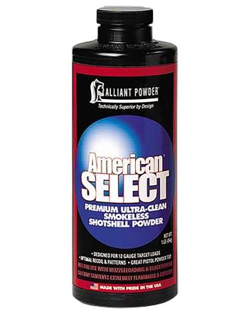 Alliant Powder AMERICAN Shotshell Powder American Select Shotgun Multi-Gauge 1 lb