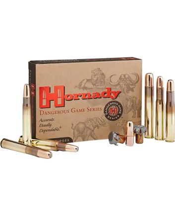 Hornady 82334 Dangerous Game375H&amp;HMag 300gr DGX Bonded 20 Per Box/6 Case