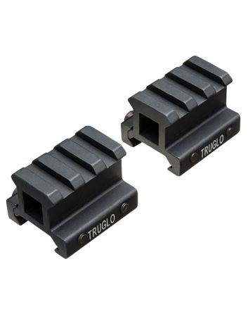TruGlo TG8982B Picatinny Riser MountMatte Black Anodized
