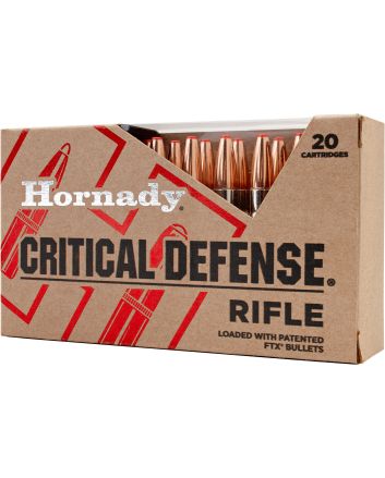 Hornady 80270 Critical Defense223Rem 55gr Flex Tip eXpanding 20 Per Box/10 Case