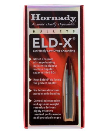 Hornady 25418 ELD-X25 Cal .257 110 gr Extremely Low Drag eXpanding 100 Per Box/ 25 Case