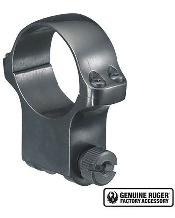 Ruger 90275 6B30 Scope RingMatte Black 30mm Extra High
