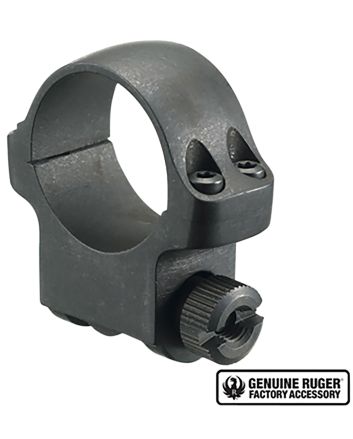 Ruger 90278 4BHM Scope RingMatte Black 1" Medium