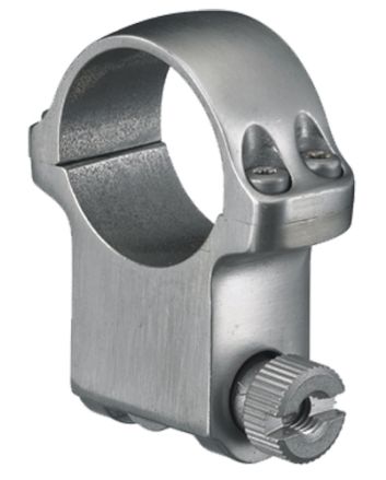 Ruger 90292 6KHM Scope RingSilver 1" Extra High