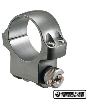 Ruger 90294 4KTG Scope RingSilver 1" Medium