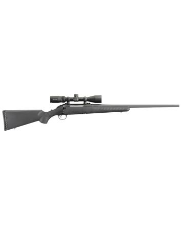 Ruger 16934 AmericanFull Size 308 Win 4+1 22" Matte Black Steel Barrel, Matte BlackAlloy Steel Receiver w/Picatinny Rail, Black Fixed Synthetic Stock, Vortex Crossfire II 3-9x40mm