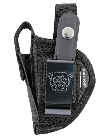 Bulldog FSN1 ExtremeOWB Black Nylon Belt Loop/Clip Fits Ruger LCP/Beretta 21 Bobcat Ambidextrous