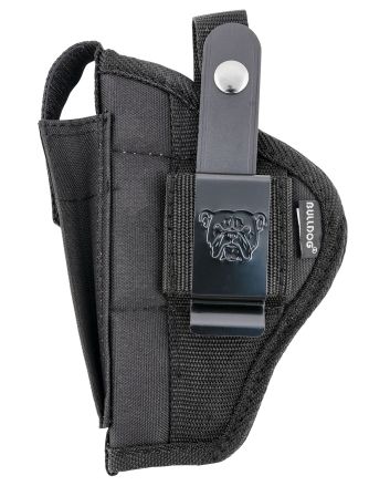 Bulldog FSN7 ExtremeOWB Black Nylon Belt Loop/Clip Fits S&amp;W M&amp;P/2-4"Standard Auto/Glock 19 Ambidextrous