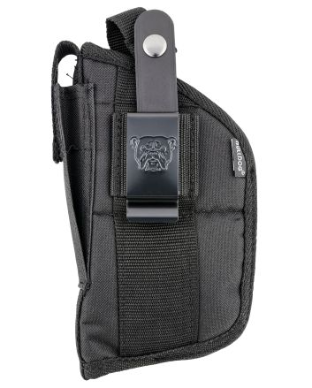 Bulldog FSN19 ExtremeOWB Black Nylon Belt Loop/Clip Fits Auto w/Laser or Light Fits 2-5" Barrel Ambidextrous